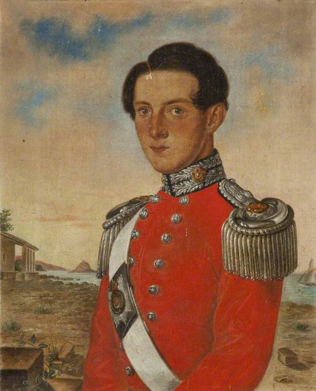 Captain Thomas Hinde Thompson, 1st Royal Lancashire Militia, 1855