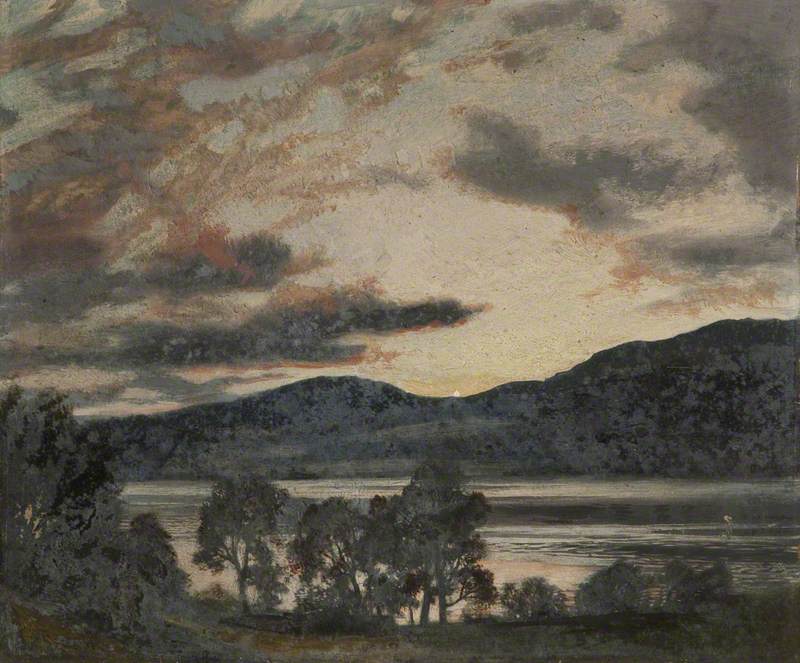 Evening View over Coniston Lake