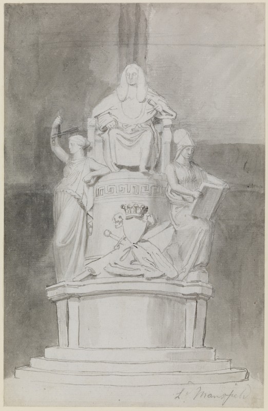 A Design, from the Front, for the Monument of Lord Mansfield, Westminster Abbey