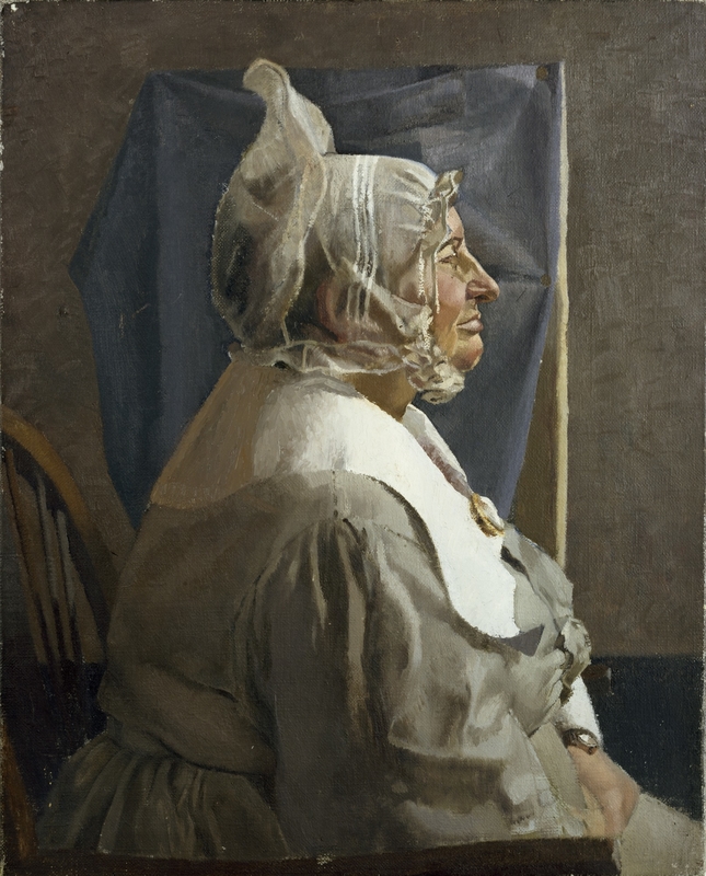 Portrait of an Old Woman Wearing a Lace Cap