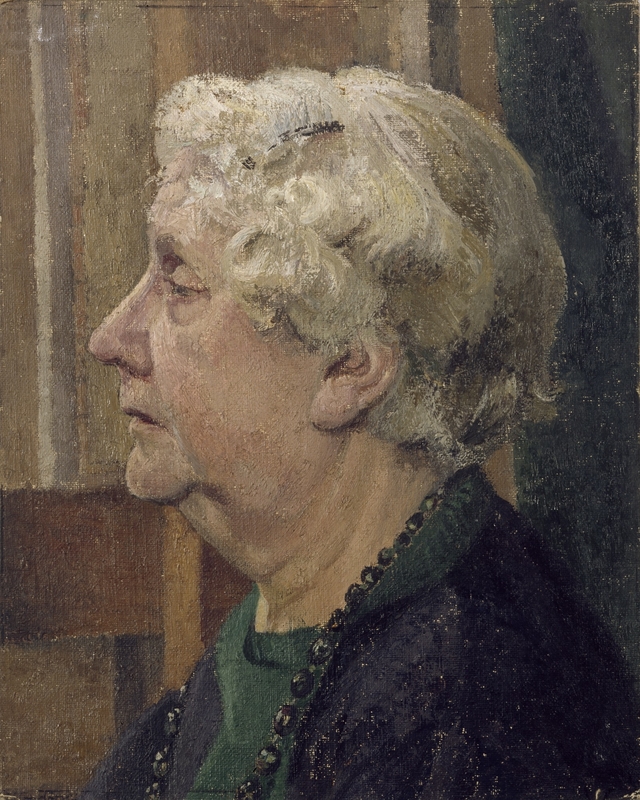 Portrait of a Grey-Haired Woman