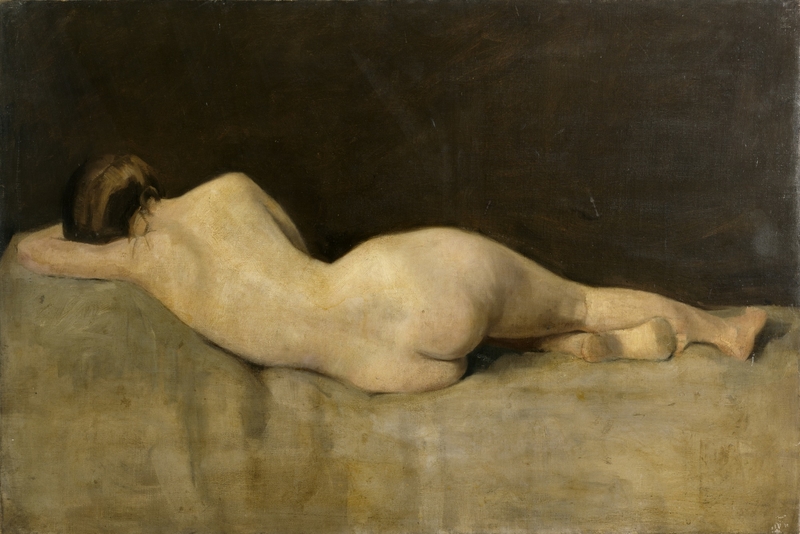 Female Figure Lying on a Couch