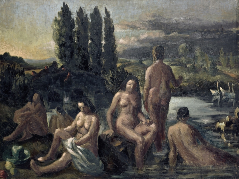Holiday: A Group of Women Bathers