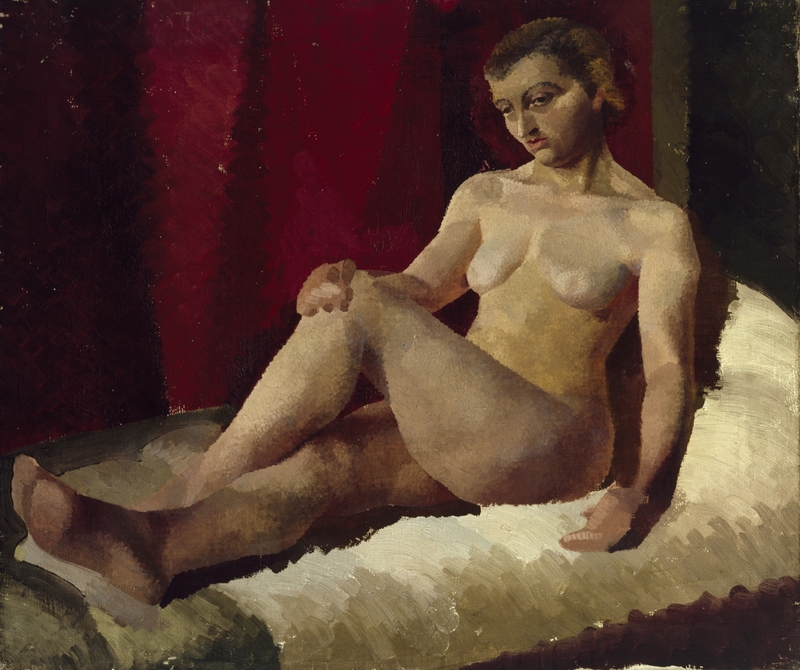 Female Figure Seated on a Bed