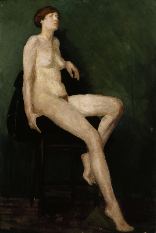 Female Figure Seated on a Stool