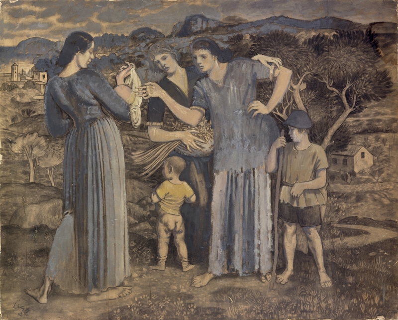 Mothers and Children in a Landscape