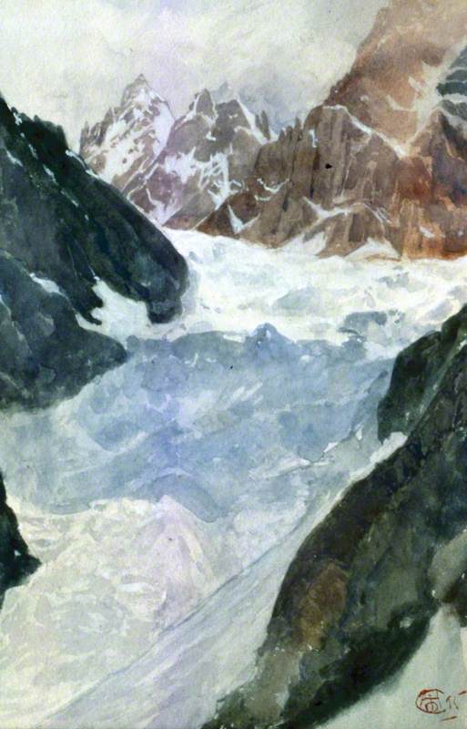 Icefall of the Tiu-Tiun Glacier