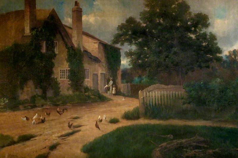 Old Evington Village, Leicester, c.1900