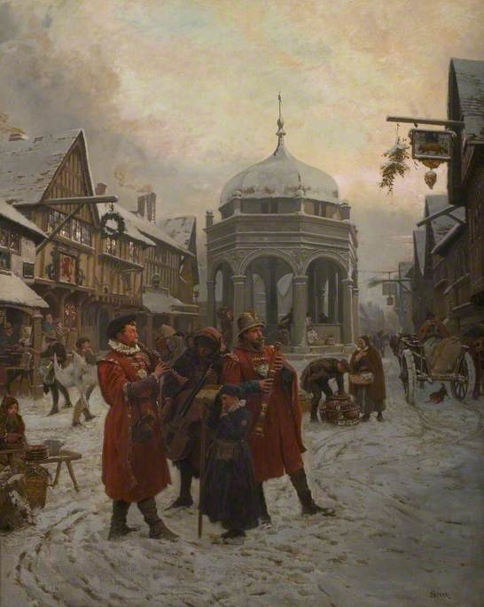 Christmas Eve, Highcross Market, Leicester, Sixteenth Century
