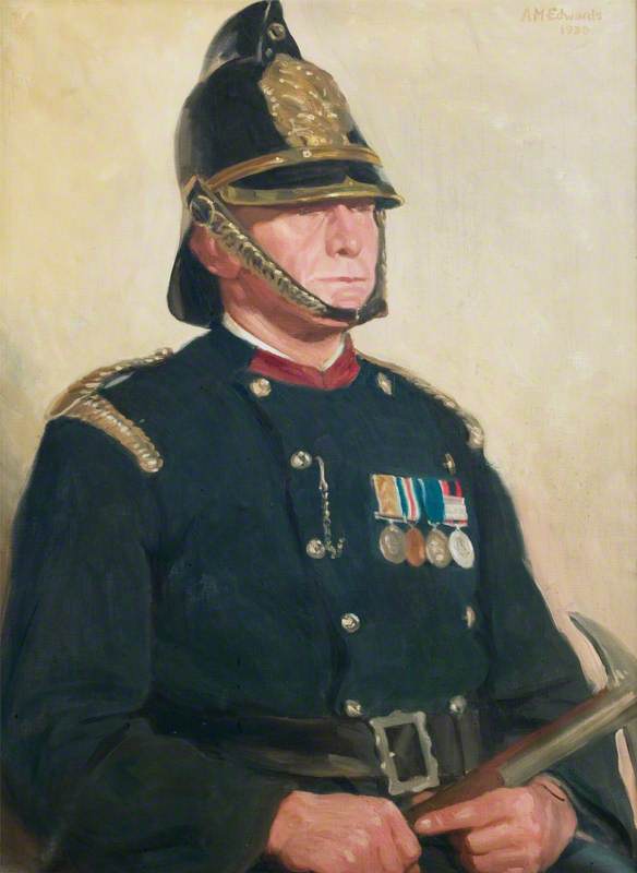 Captain Spriggs, Ruston and Hornsby Fire Brigade