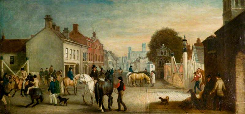 Lincoln High Street, Two Years after the Coming of the Railways