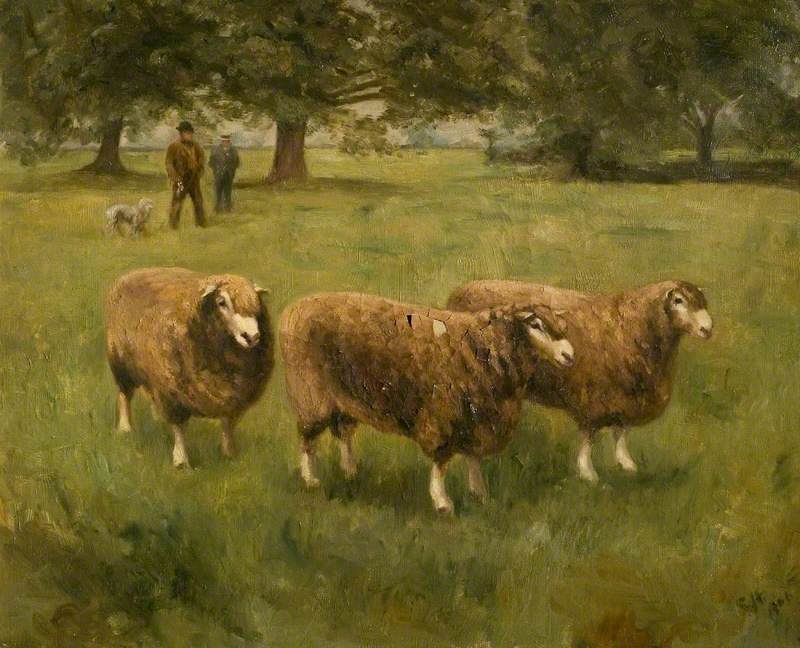 Henry Dudding and His Shepherd, Richard Aves