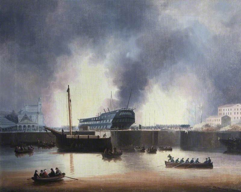 Dockyard Fire, 1840
