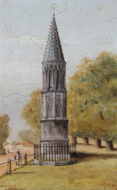 Tottenham High Cross in 1820