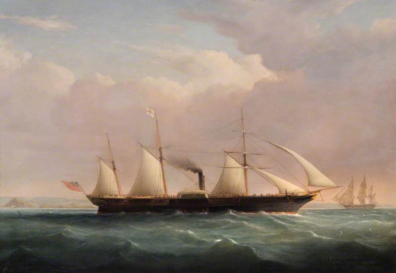 RMS 'Severn' in the Bristol Channel