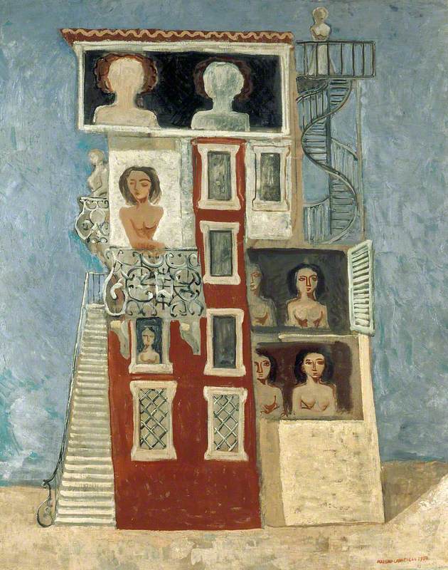 Massimo Campigli, 1895-1971 - Lady - Original Mosaic - 1946/47 For Sale at  1stDibs