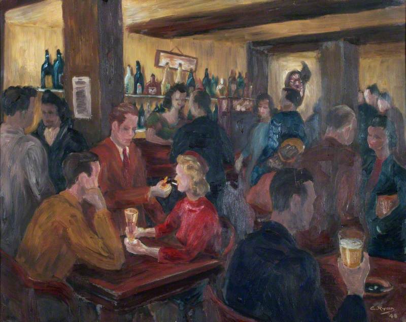 Interior, 'The Stag and Hounds'