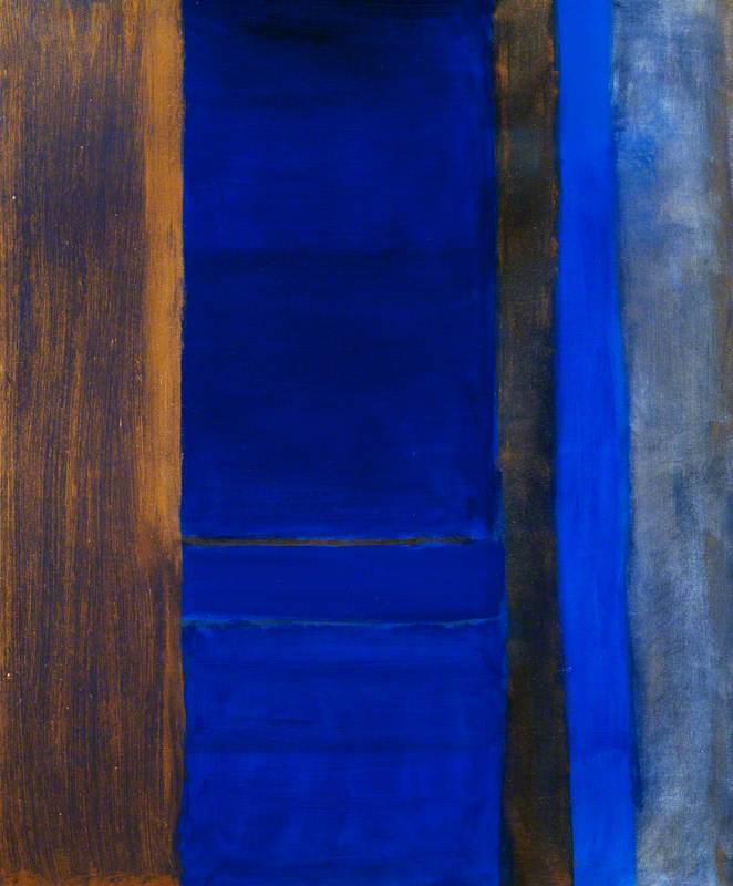 Untitled (Blues + Bronze)