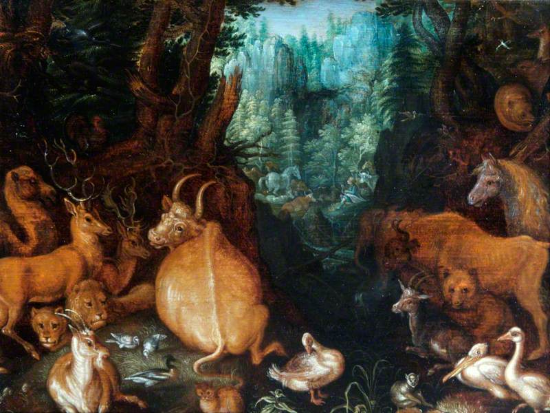 Numerous Animals with Orpheus (Orpheus Charming the Animals)