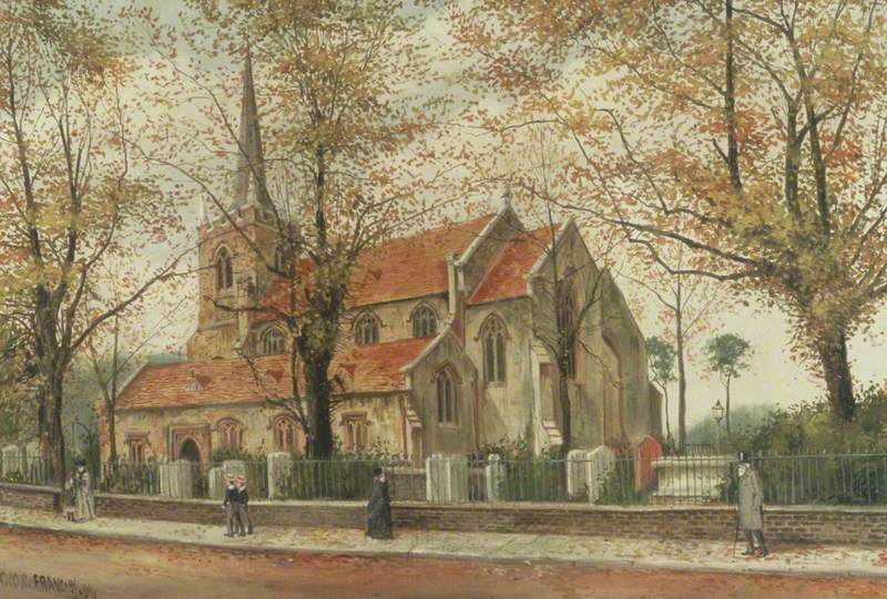 View of St Mary's Church, Stoke Newington