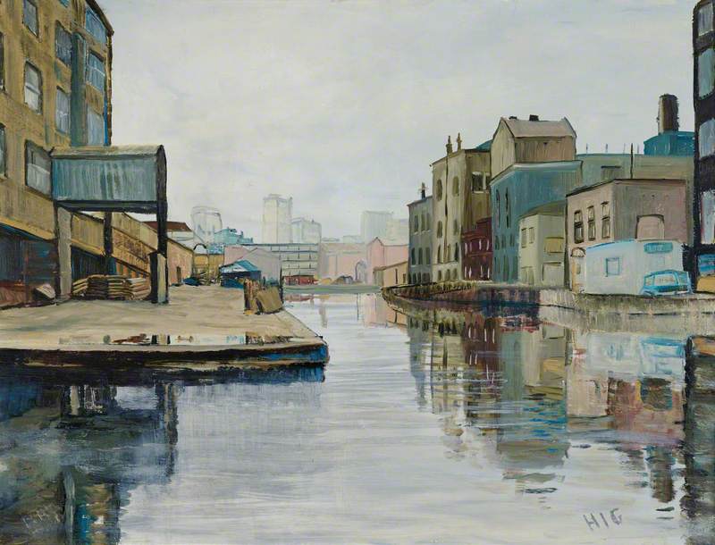 Wenlock Basin, Regent's Canal, 1973