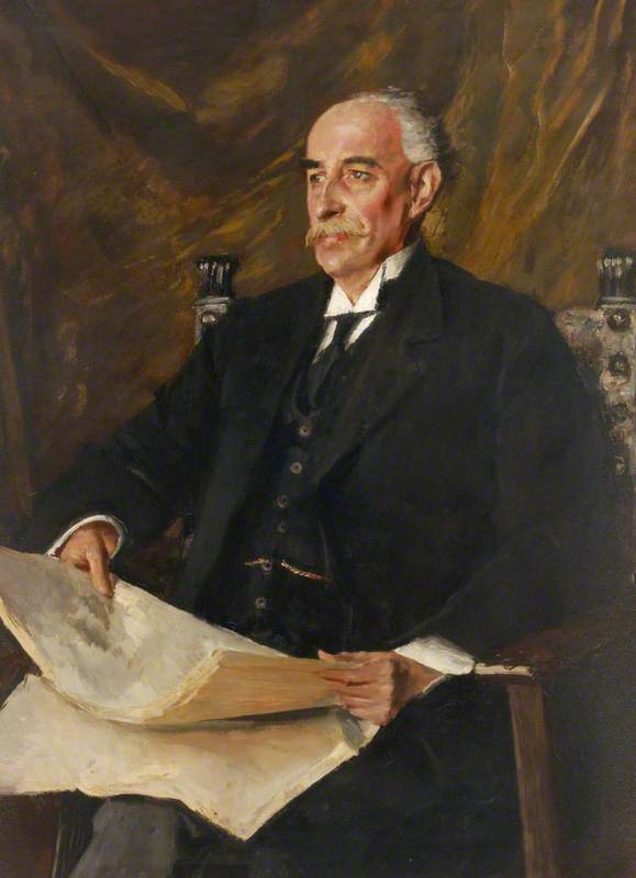 Professor John Leigh Smeathman Hatton (1865–1933); Director of Evening Classes (1892–1896) and Director and Principal, East London College (1896–1933); Vice Chancellor of London University (1932–1933)