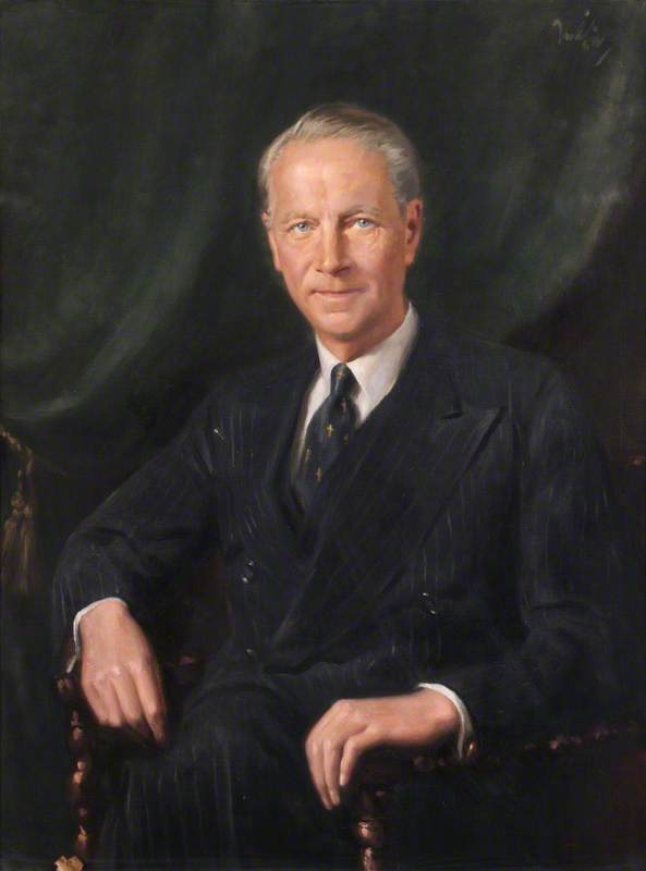 Portrait of an Unidentified Man in a Grey Suit ('Blue Eyes')