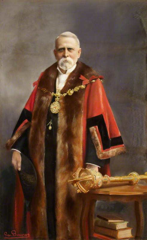 Alderman W. J. Barker (c.1843–1919), Mayor of Stepney (1903–1904)