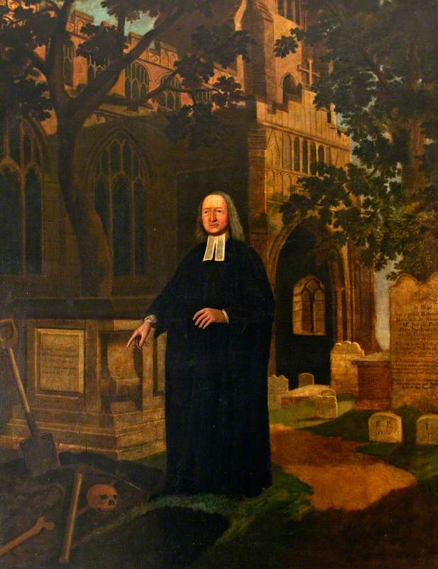 John Wesley (1703–1791), Standing in a Graveyard