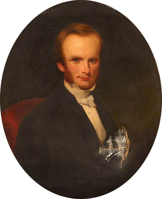 Portrait of a Man with a Prominent Forehead