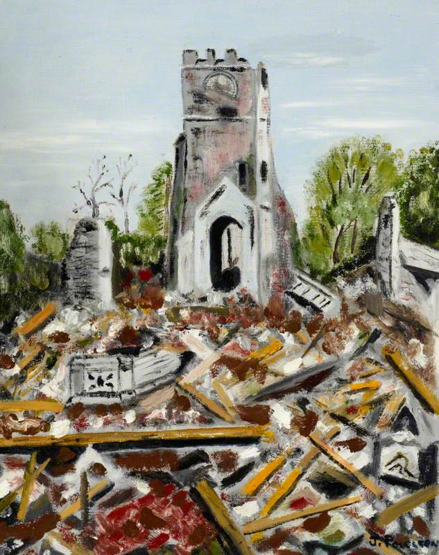 Bromley Parish Church, Bombed 16–17 April 1941