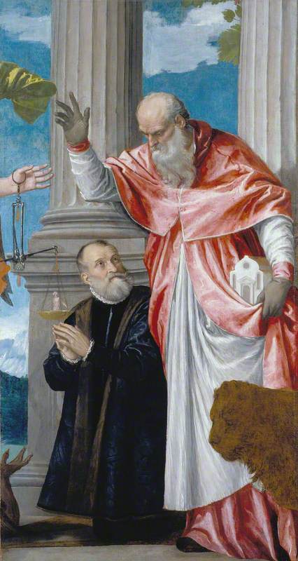 Saint Jerome and a Donor