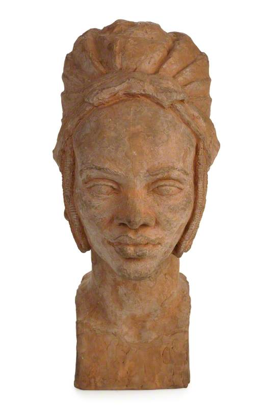 Portrait Bust of a Cambodian Woman