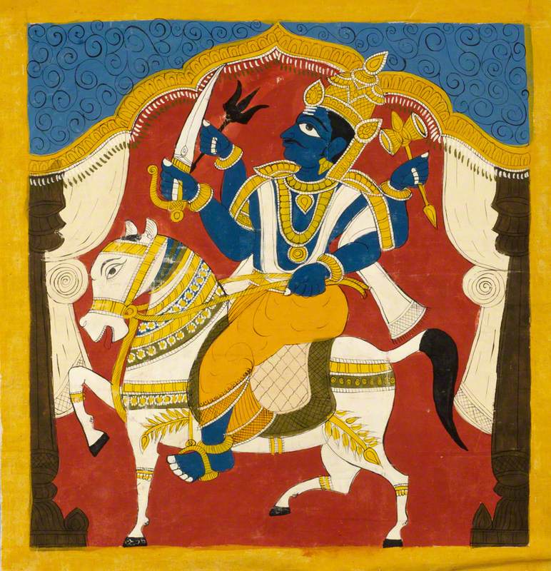 Khandoba Seated on a Horse