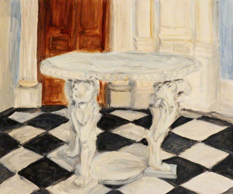 Marble Table at Orleans House, Twickenham
