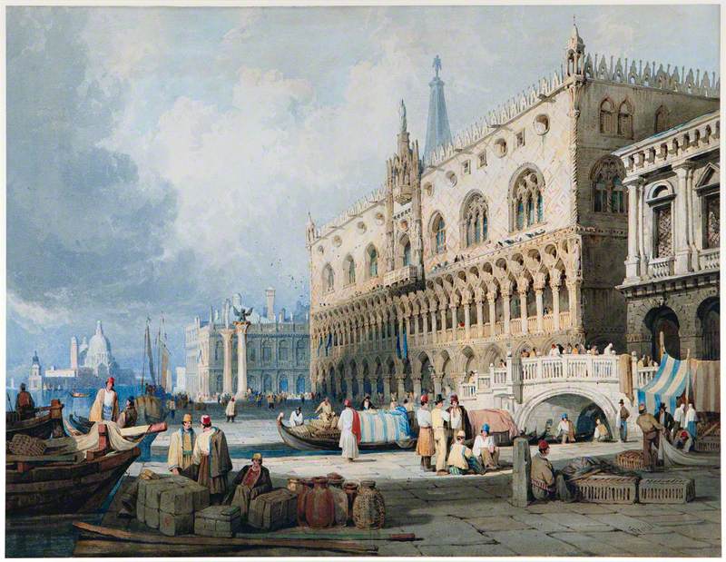 The Doge's Palace and the Grand Canal, Venice
