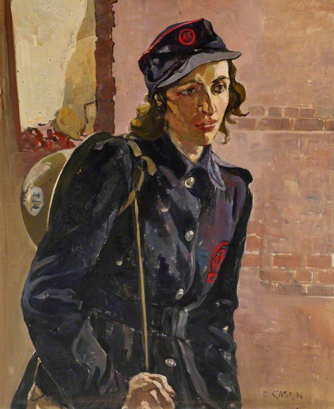 Auxiliary Fire Service Girl, City Fire Station