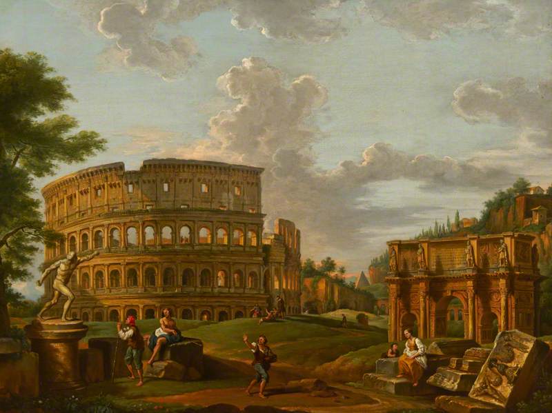 Roman Classical Landscape and Ruins