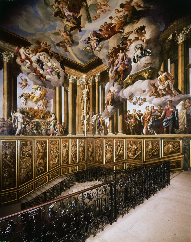 The King's Staircase – The Banquet of the Gods (ceiling)