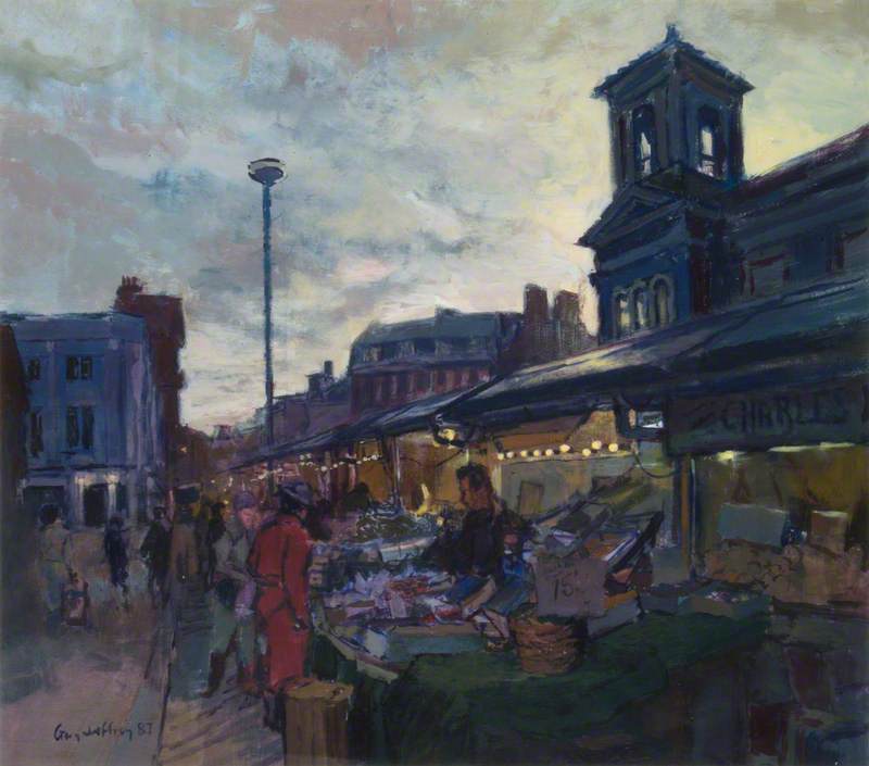 Market Place, Kingston, Surrey, at Twilight