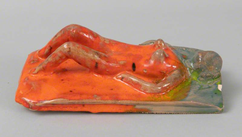 Orange Reclining Woman*