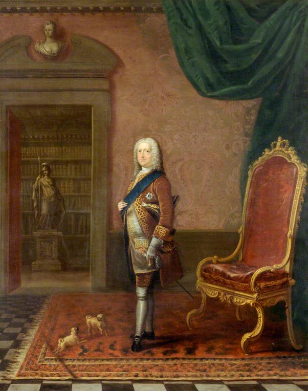 George II (1683–1760), in the Library of St James's Palace