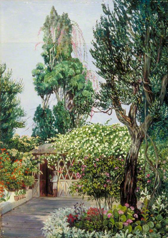 Scene in Mr Smith's Garden, Teneriffe