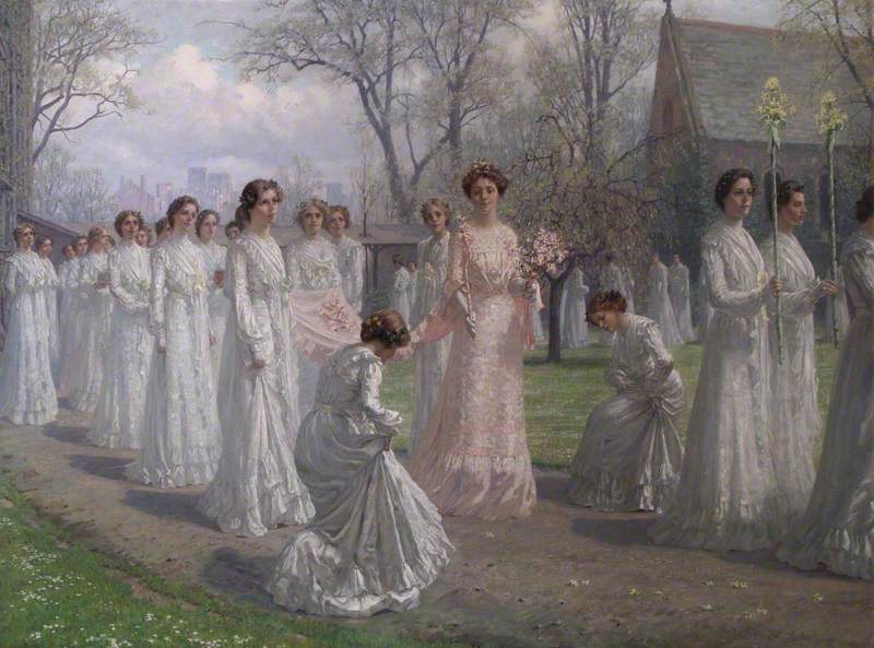 Whitelands College May Day Procession, 1902