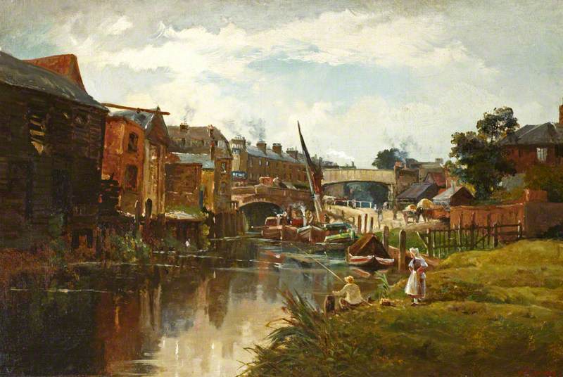 Brentford, the Canal and Dock Branch Railway Bridge
