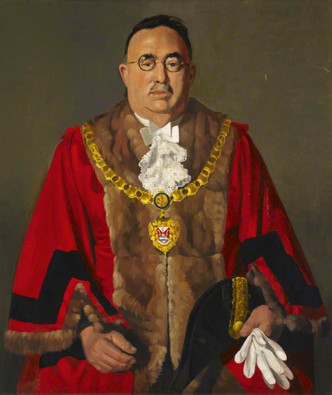 Maurice Leahy, in Robes as Mayor (1937–1938)