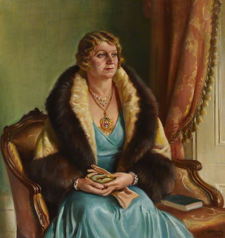 Mrs C. H. Curtis, Mayoress of Brentford and Chiswick Borough Council (1933–1934)