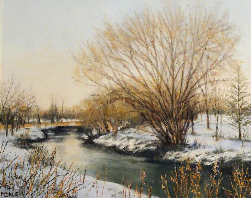 River Brent in Winter