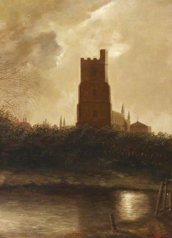 Fulham Church from the River