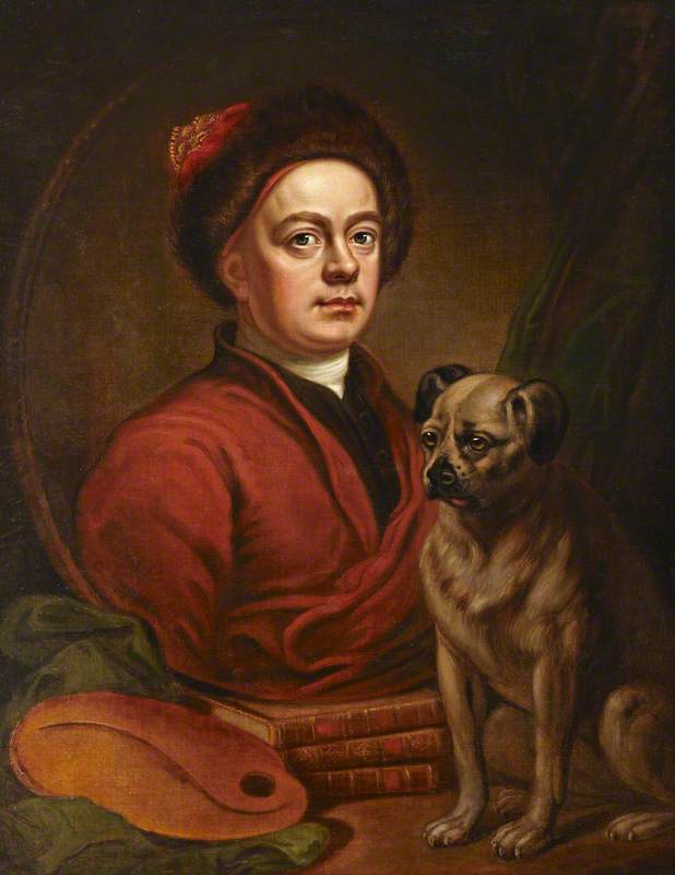 Self Portrait, The Painter and His Pug